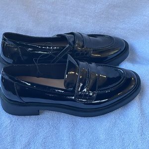 Penny loafers , black size 7, New